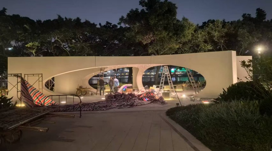 飾紀上品UHPC廠家-廣州南天名苑UHPC構件雕塑工程案例