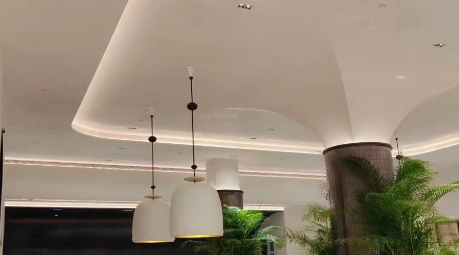 三亞保利漫海棠售樓部GRG材料造型完工效果 三亞保利漫海棠售樓部GRG材料造型完工效果