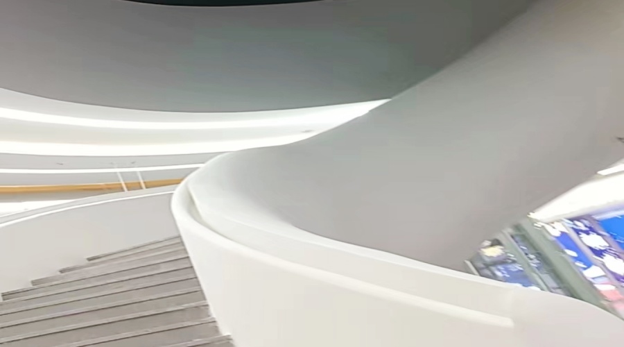 深圳沙田服務區GRG旋轉樓梯造型 深圳沙田服務區GRG旋轉樓梯造型