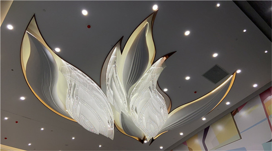 廣墾天河商業中心GRG仿葉子造型 廣墾天河商業中心GRG仿葉子造型